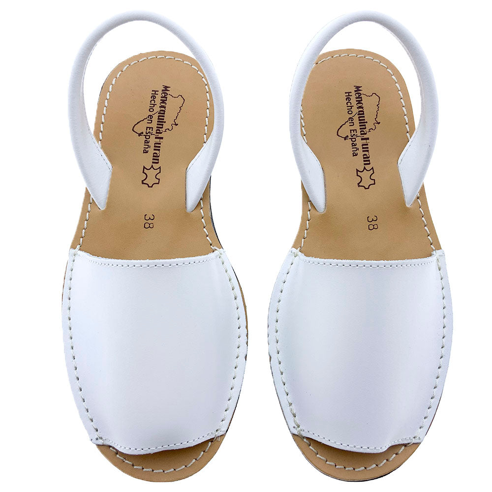 Sandalias Menorquinas Cuña Blanco - imagen 6