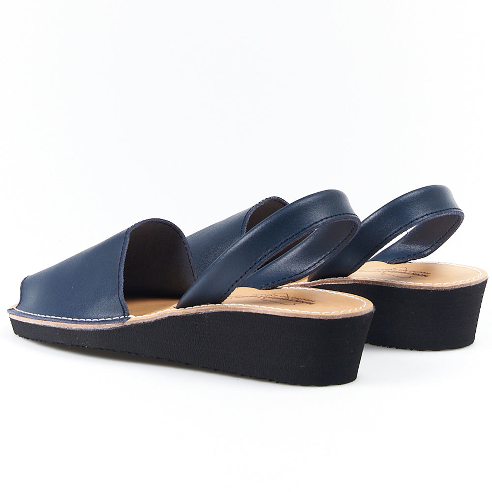 Sandalias Menorquinas Cuña Marino - imagen 4