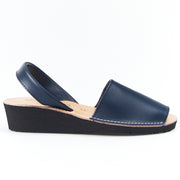 Sandalias Menorquinas Cuña Marino