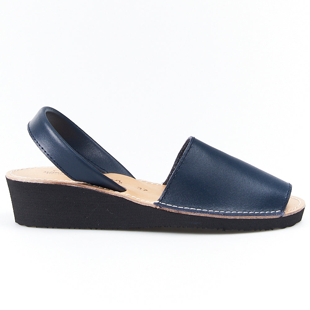Sandalias Menorquinas Cuña Marino - imagen 1
