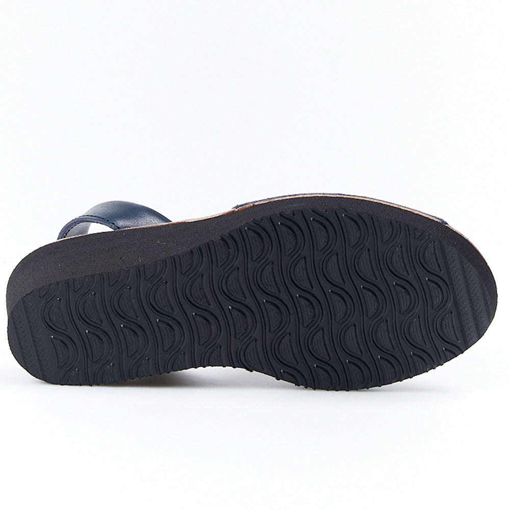 Sandalias Menorquinas Cuña Marino - imagen 5