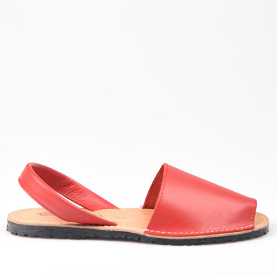 Sandalias Menorquinas Rojo
