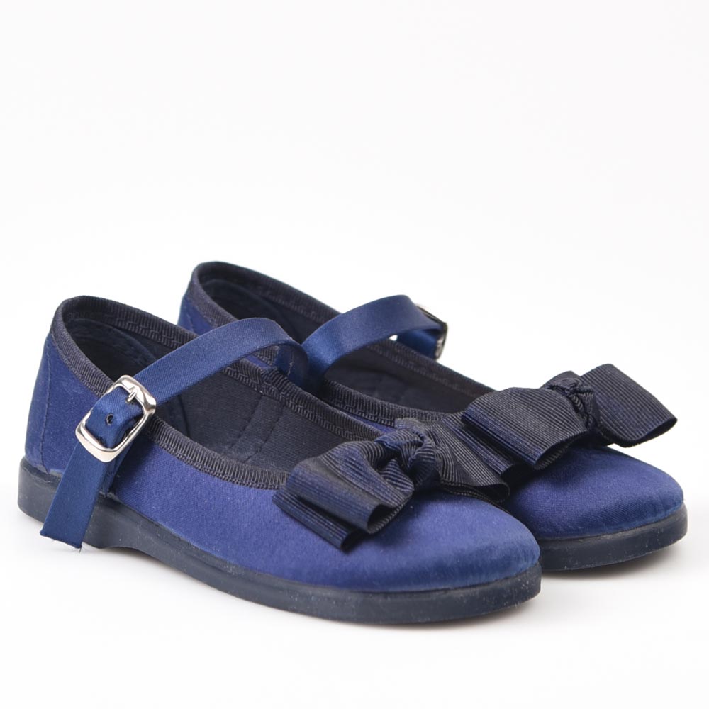 Merceditas Bubble Kids Raso 980 Marino - imagen 2