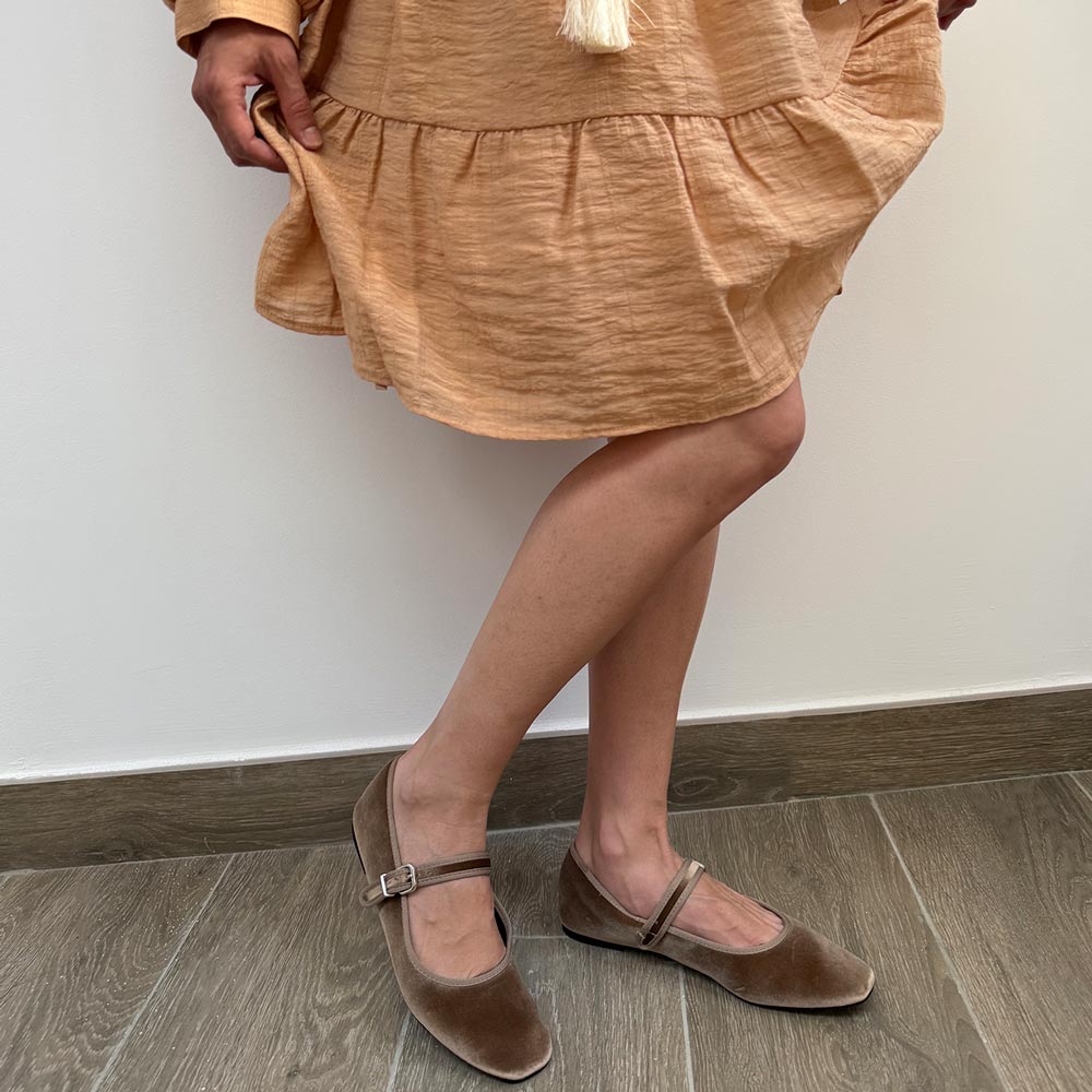 Merceditas Corina Mery Jane M5630 Camel - imagen 6