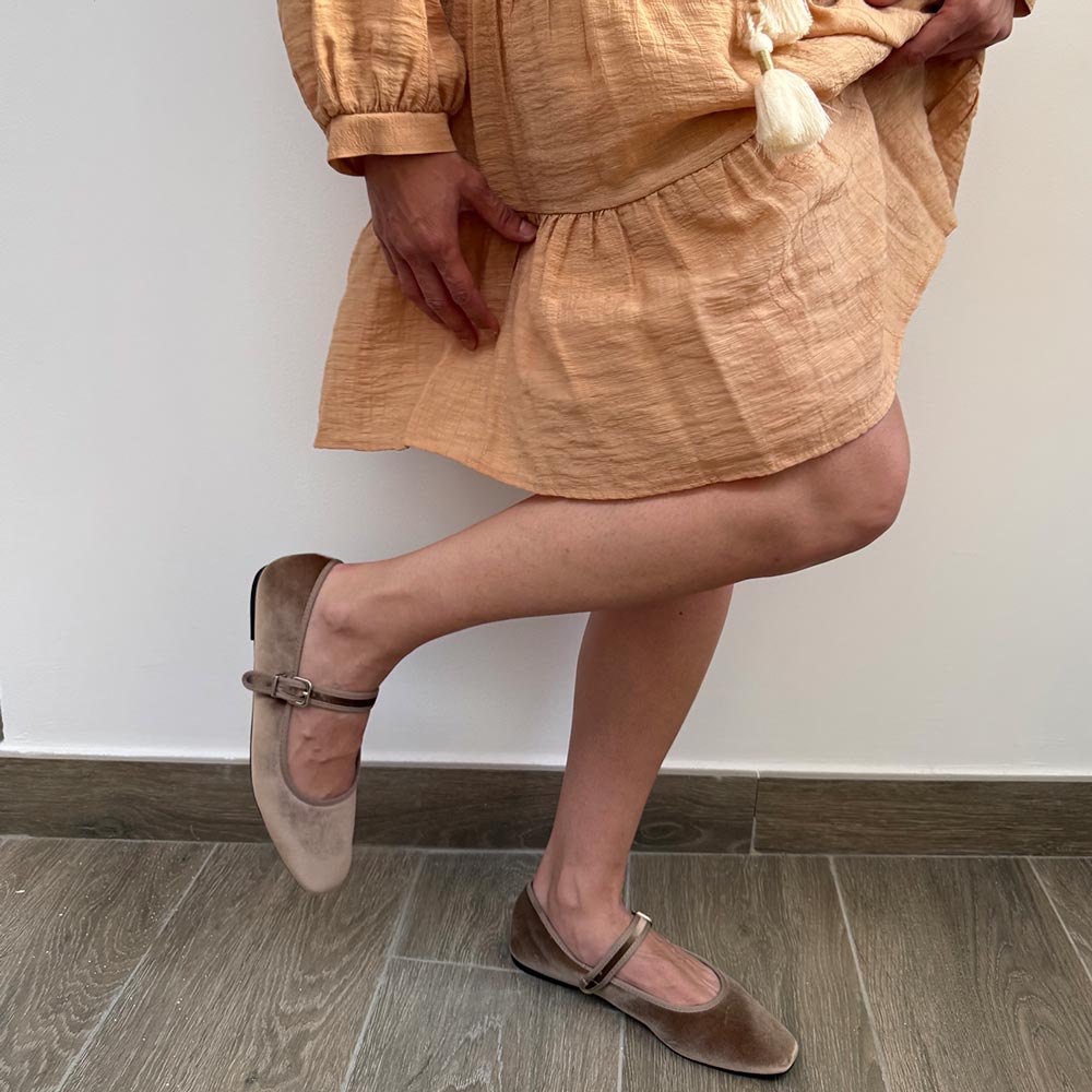 Merceditas Corina Mery Jane M5630 Camel - imagen 2