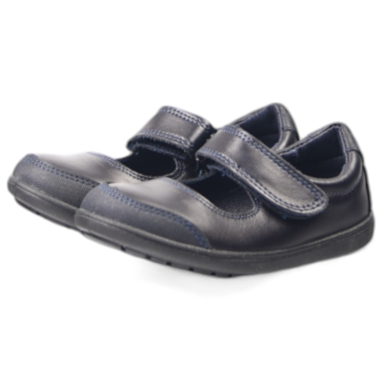 Merceditas Javer Colegial Piel Lavable 6-4 Marino - imagen 3