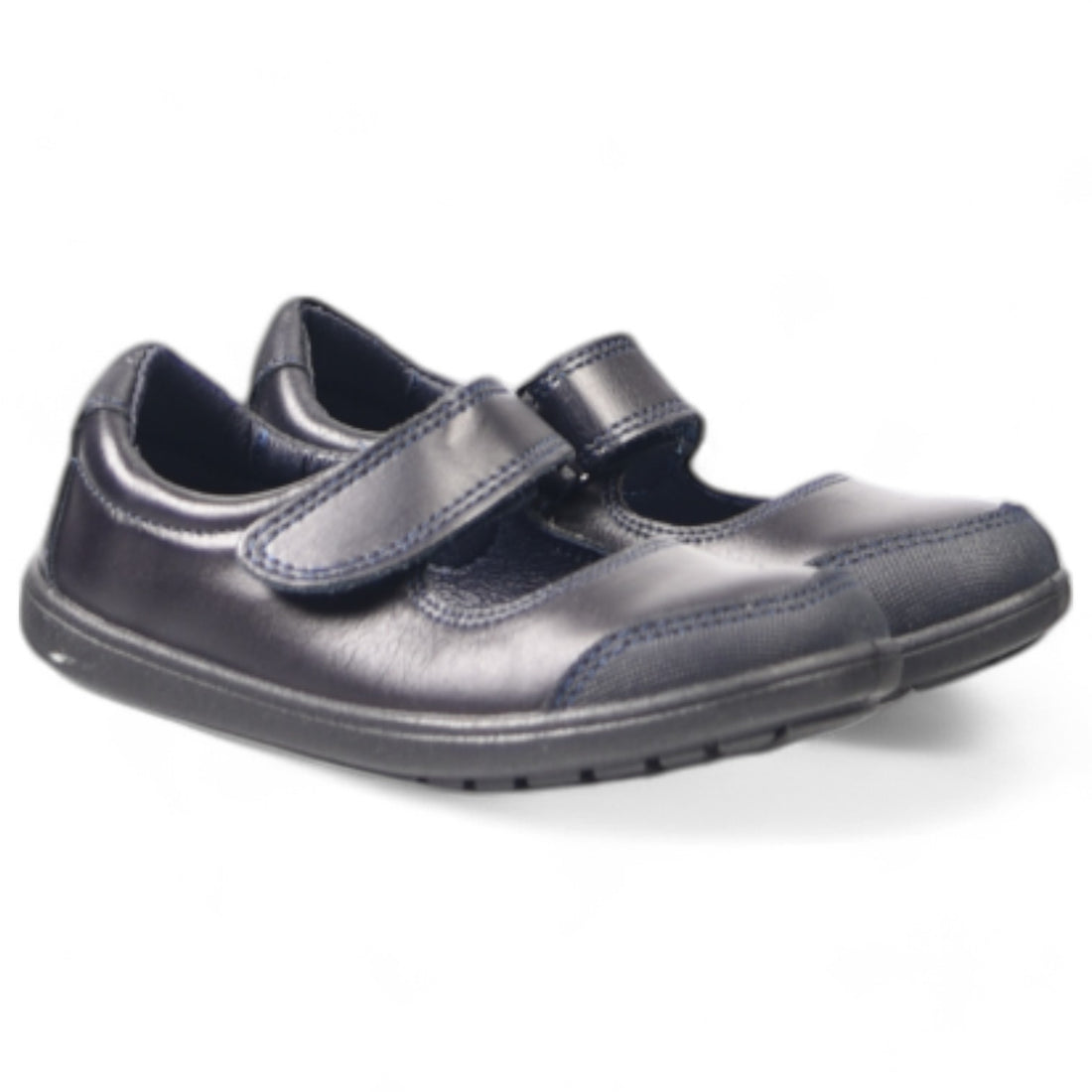 Merceditas Javer Colegial Piel Lavable 6-4 Marino - imagen 2