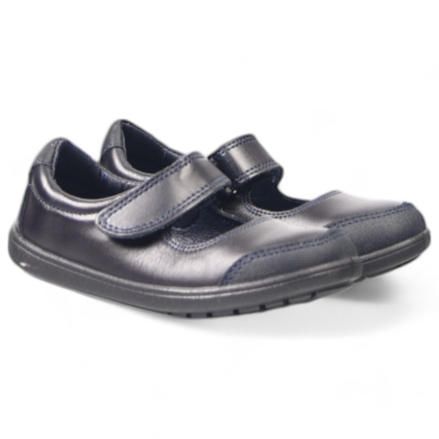 Merceditas Javer Colegial Piel Lavable 6-4 Marino - imagen 2
