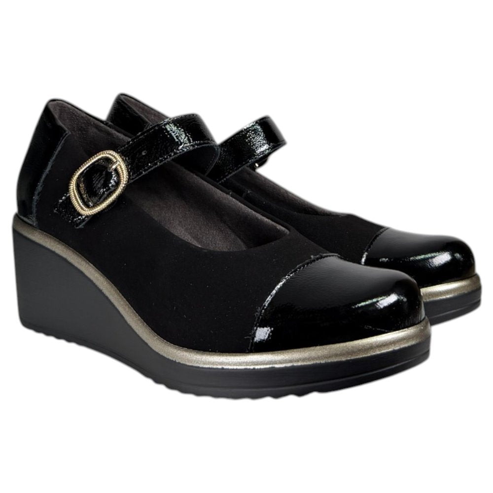 Merceditas Pitillos Cuña 20532 Negro