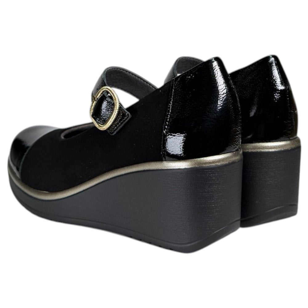 Merceditas Pitillos Cuña 20532 Negro
