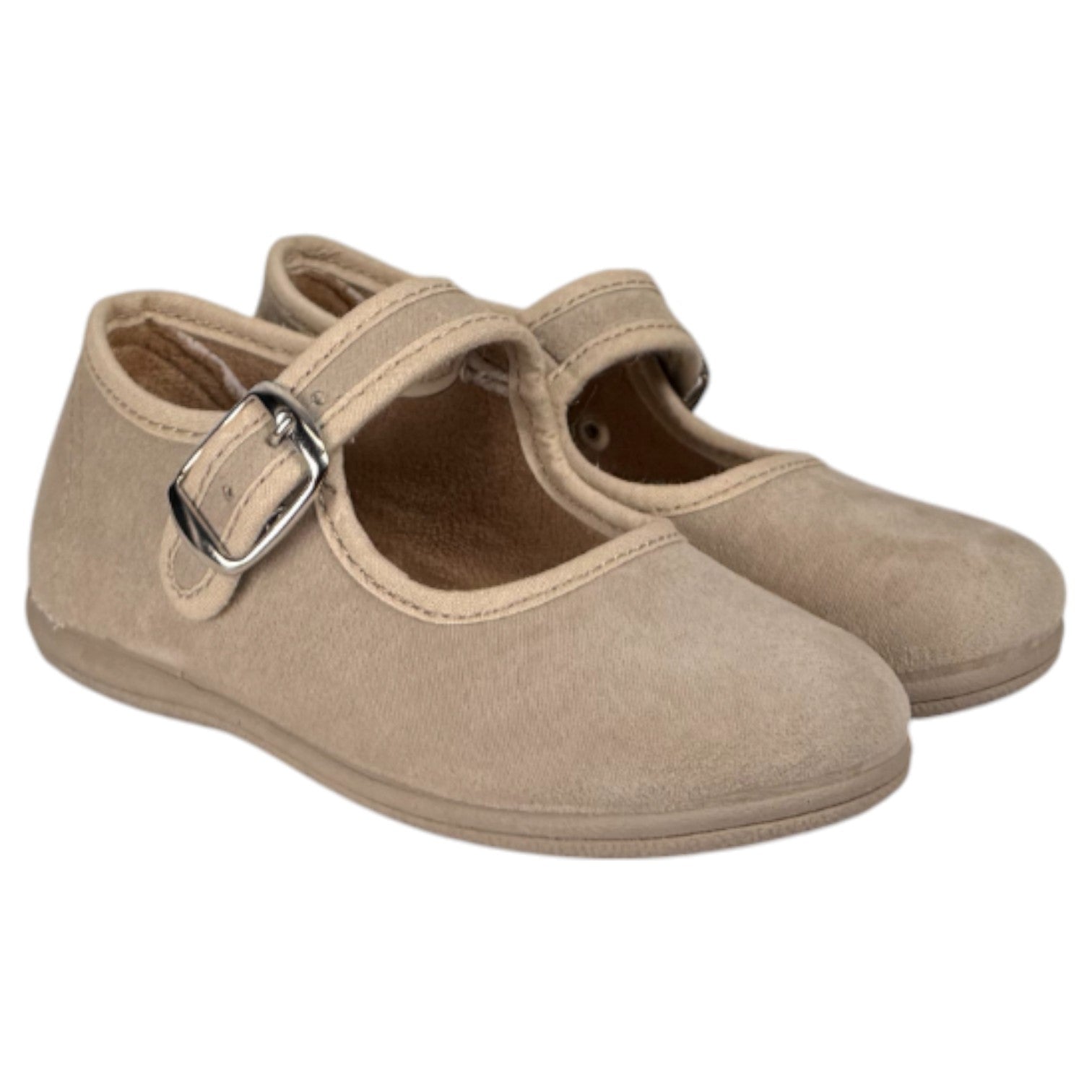 Merceditas Vul-Peques Suede 236-SU Beig - imagen 2