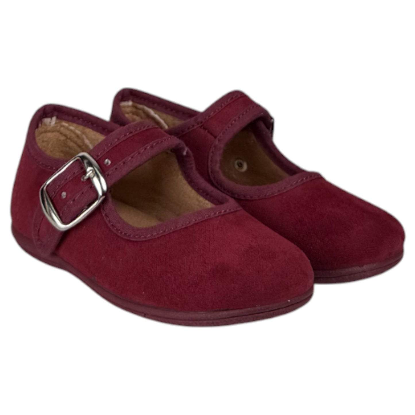 Merceditas Vul-Peques Suede 236-SU Burdeos - imagen 2