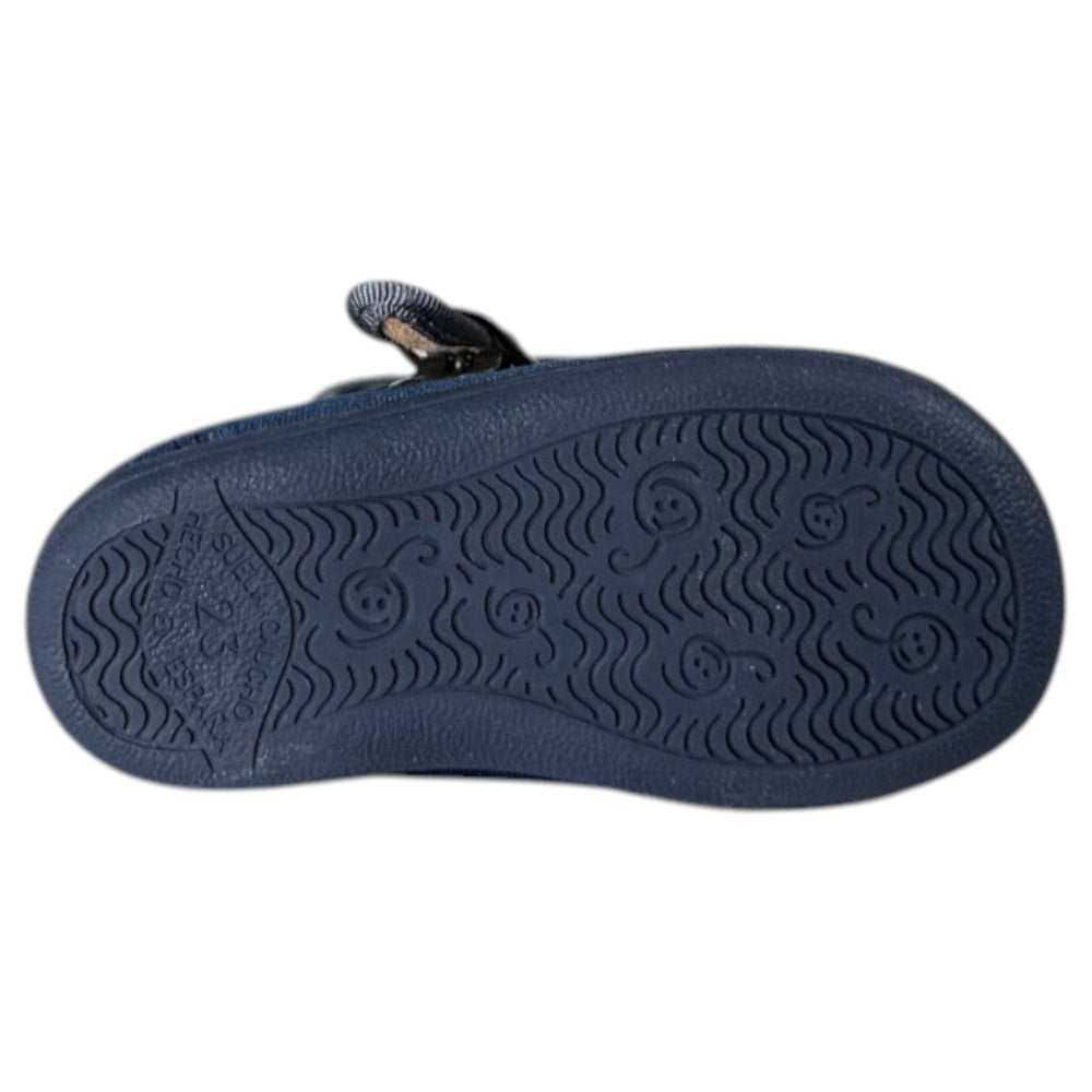 Merceditas Vul-Peques Terciopelo 236-T/01C Marino Gris
