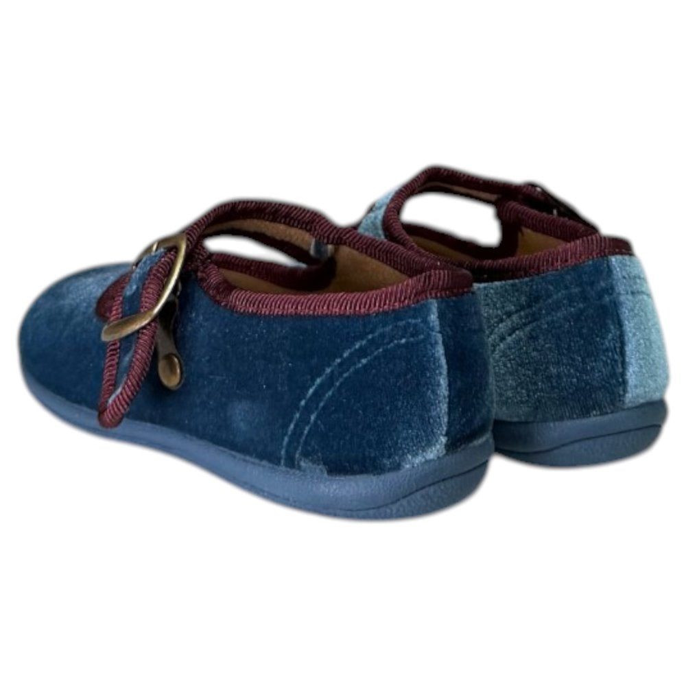 Merceditas Vul-peques Terciopelo 236-T/01C Royal Burdeos