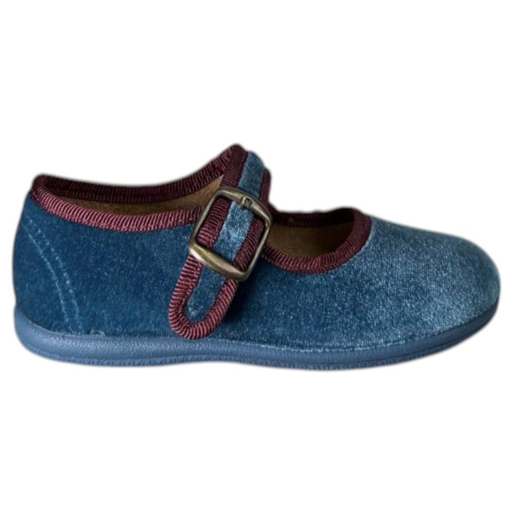 Merceditas Vul-peques Terciopelo 236-T/01C Royal Burdeos