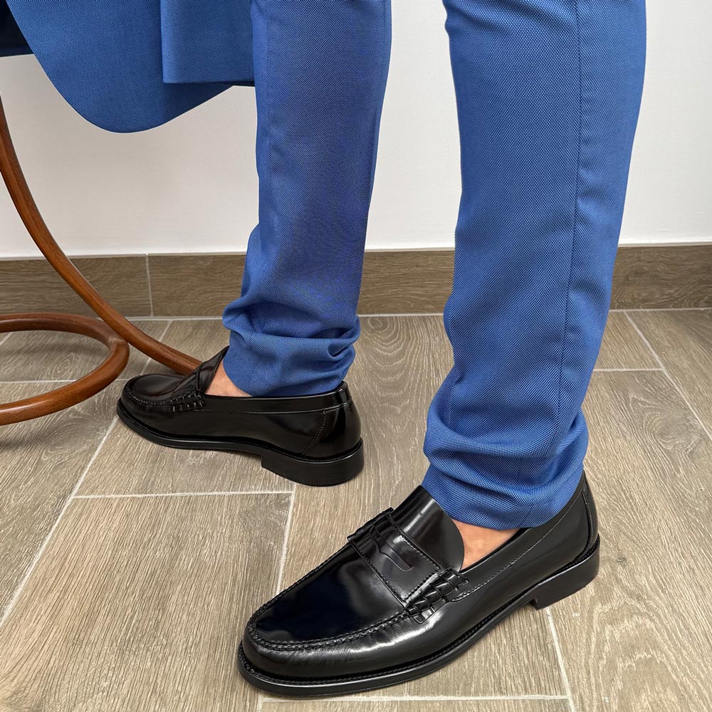 Mocasines Castellano 1920 800 de Piel Antik Negro - imagen 2