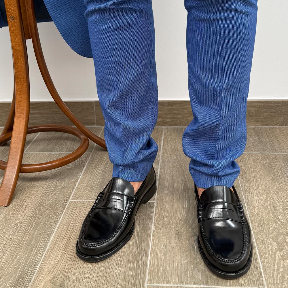 Mocasines Castellano 1920 800 de Piel Antik Negro - imagen 4