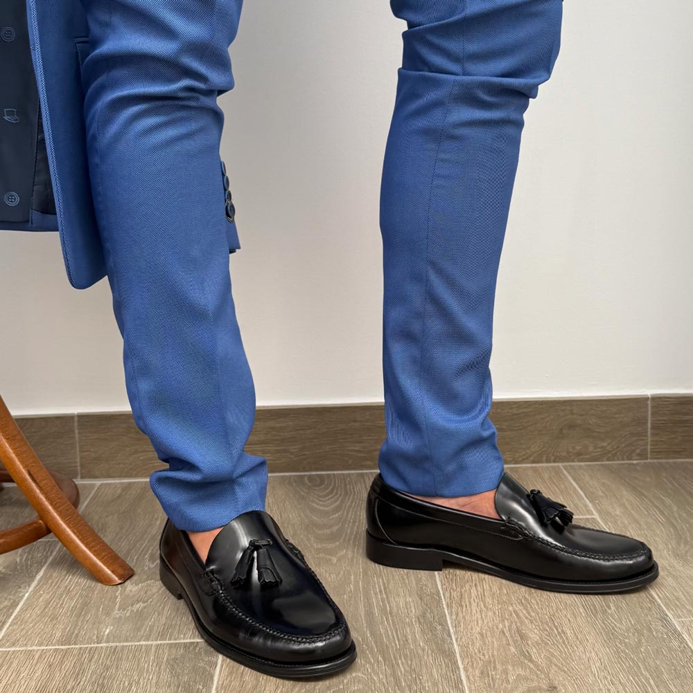 Mocasines Castellano 1920 801 de Piel Antik Negro - imagen 4