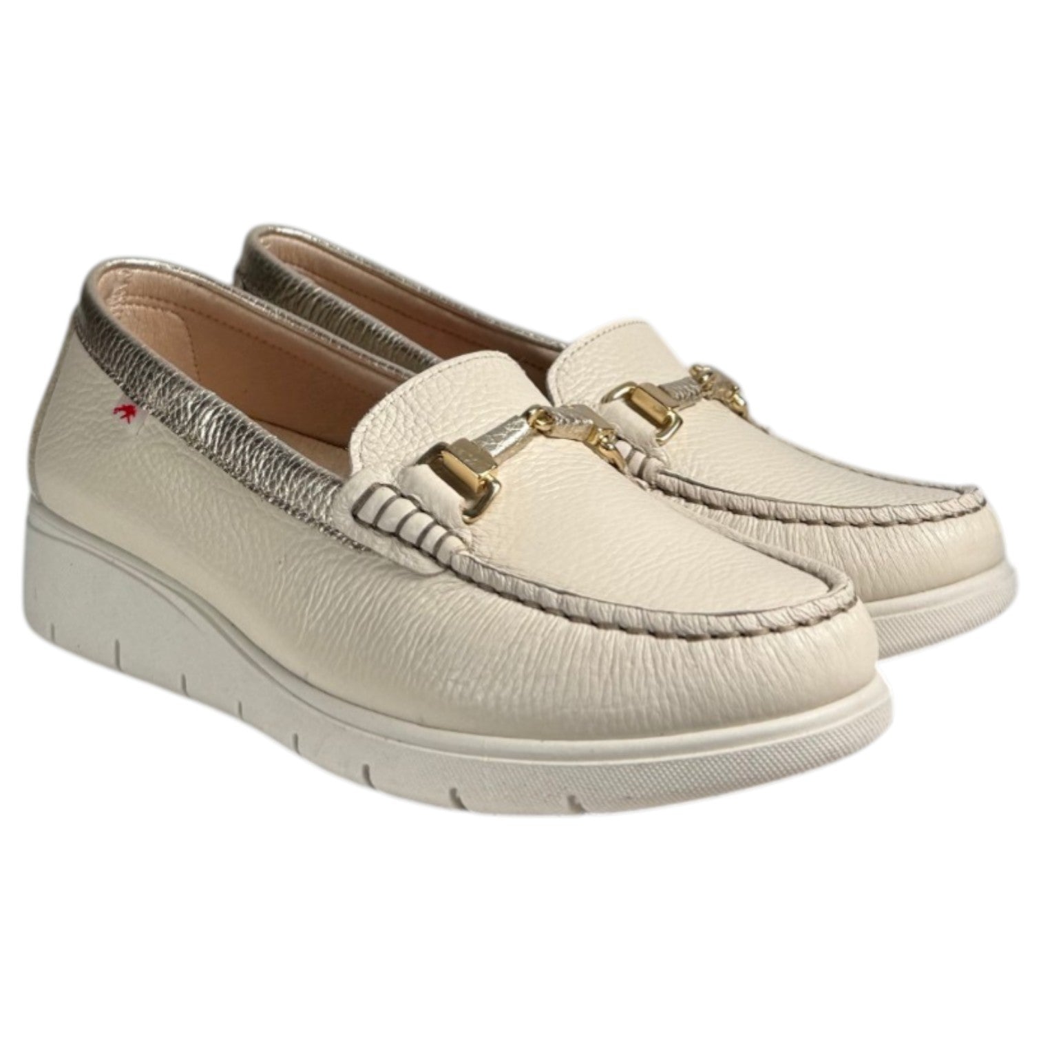 Mocasines Fluchos Fluvia F2421 Metal Platino - imagen 3