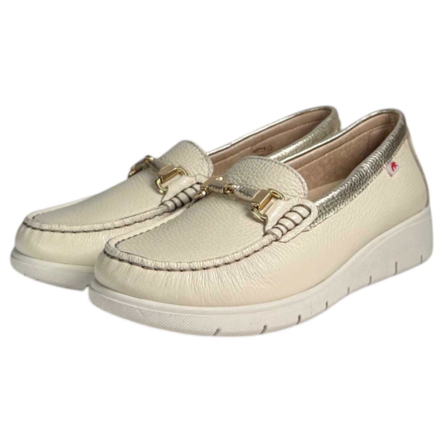 Mocasines Fluchos Fluvia F2421 Metal Platino - imagen 5