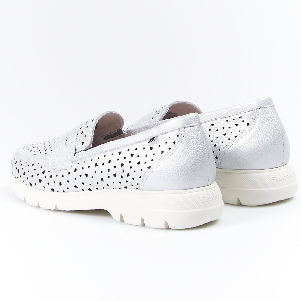 Mocasines Fluchos Gladis F1685 Plata - imagen 3