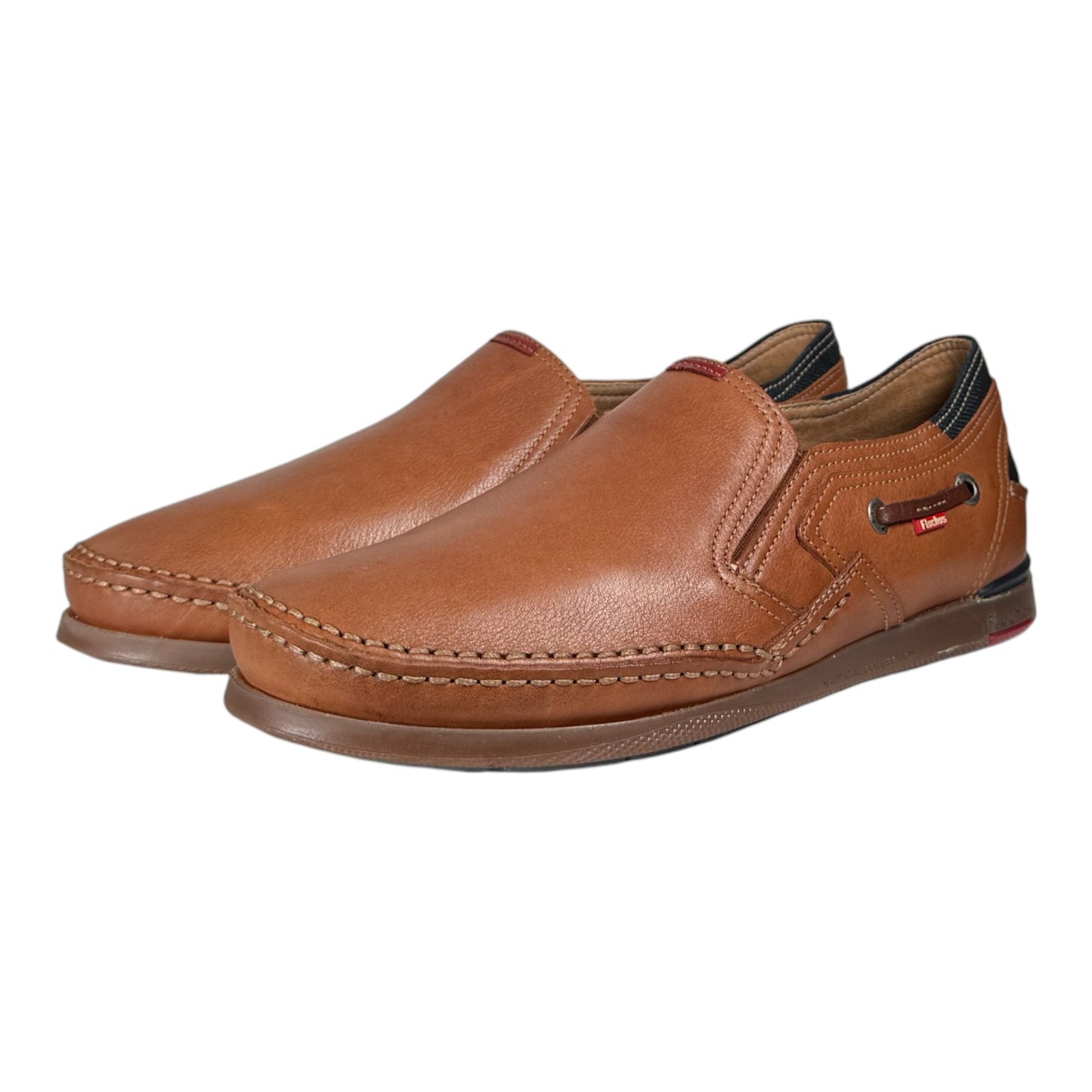 Mocasines Fluchos Mariner Slip On 9883 Cuero Marino - imagen 5