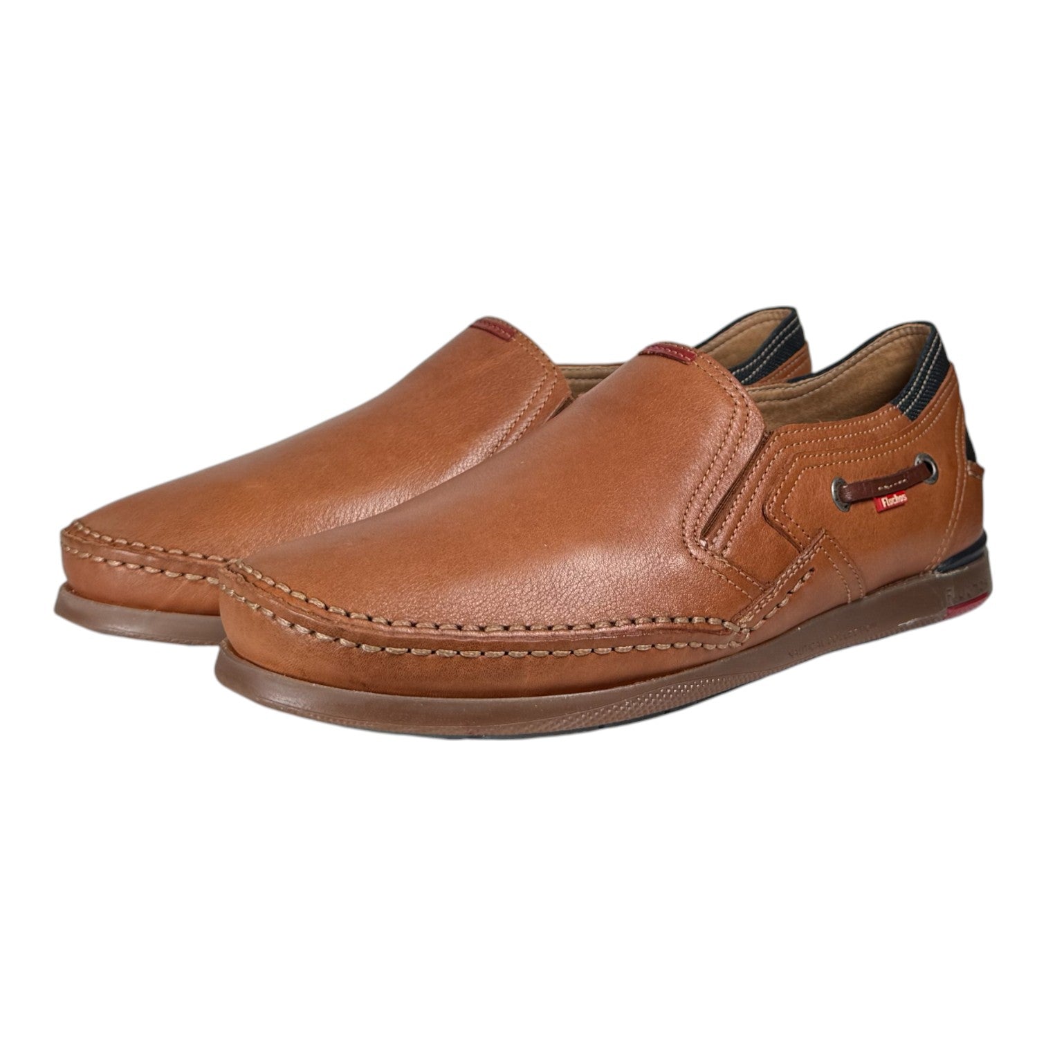 Mocasines Fluchos Mariner Slip On 9883 Cuero Marino - imagen 5