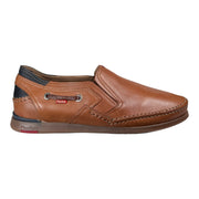 Mocasines Fluchos Mariner Slip On 9883 Cuero Marino
