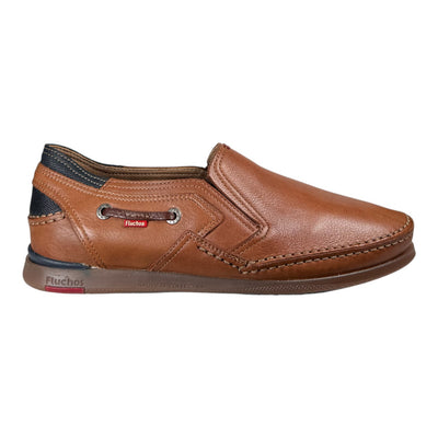 Mocasines Fluchos Mariner Slip On 9883 Cuero Marino
