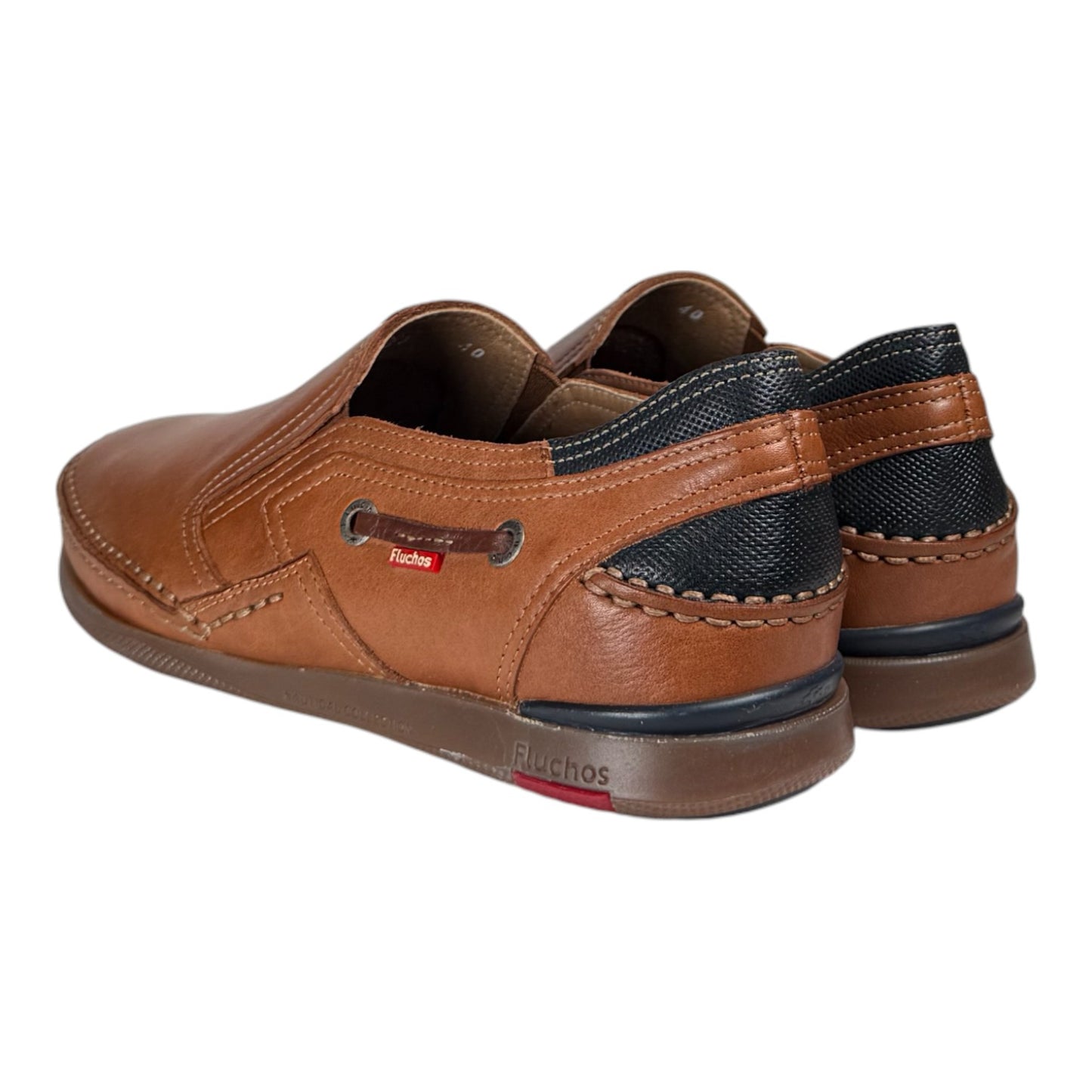 Mocasines Fluchos Mariner Slip On 9883 Cuero Marino - imagen 6