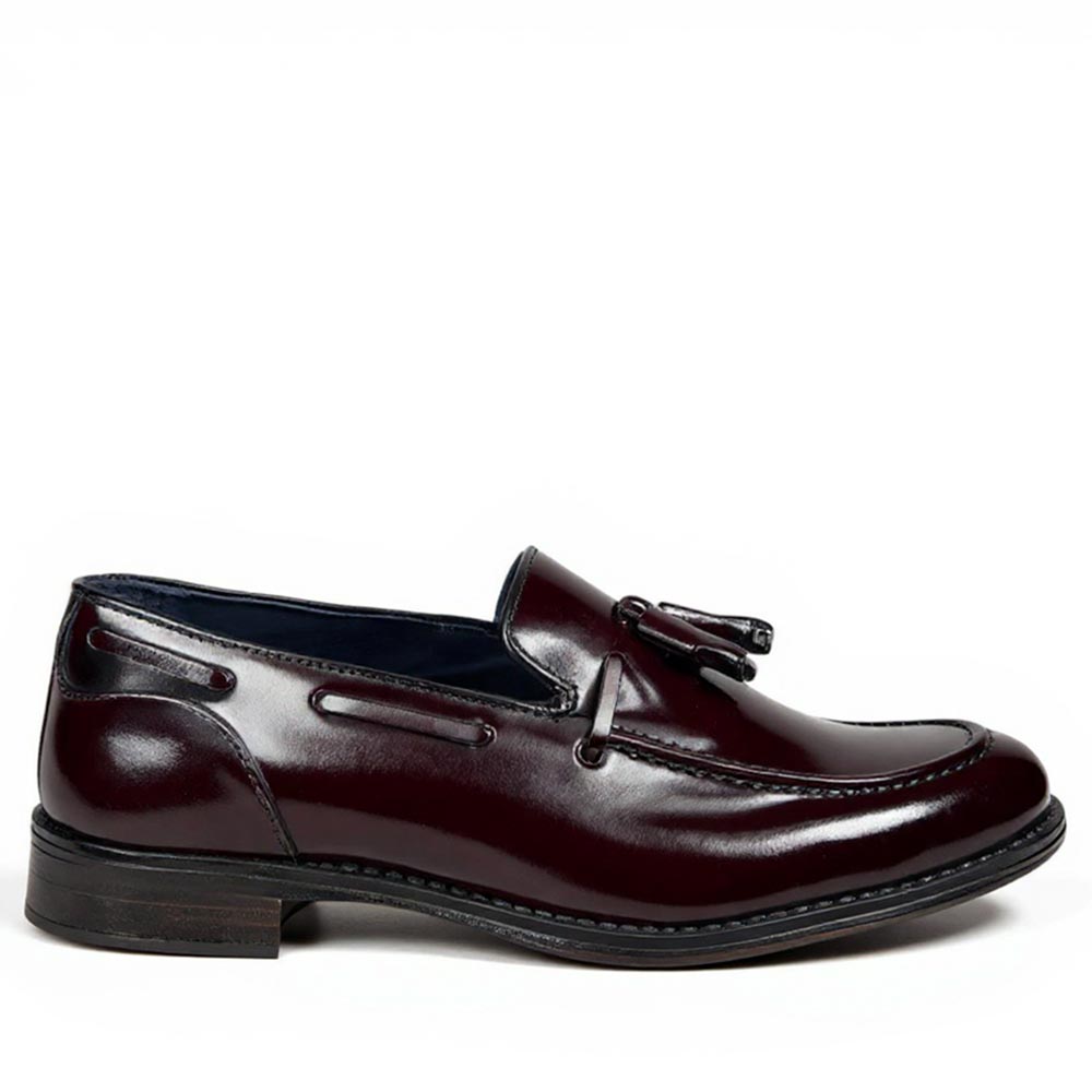Mocasines La Valenciana Borlas Antik 4350 Burdeos - imagen 1