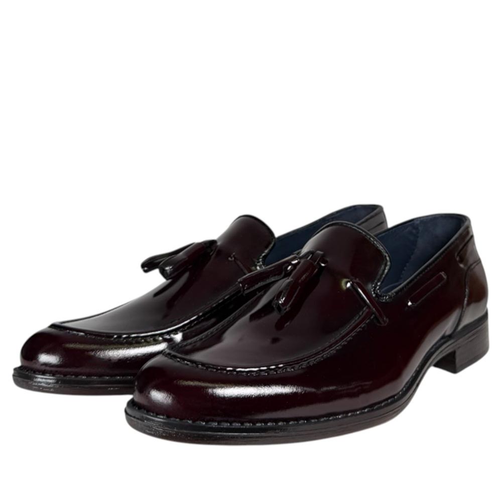 Mocasines La Valenciana Borlas Antik 4350 Burdeos - imagen 4