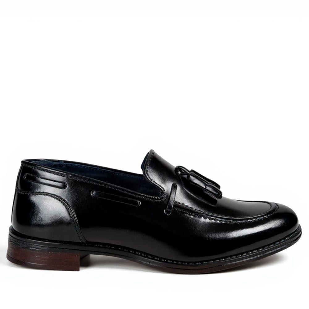 Mocasines La Valenciana Borlas Antik 4350 Negro - imagen 1