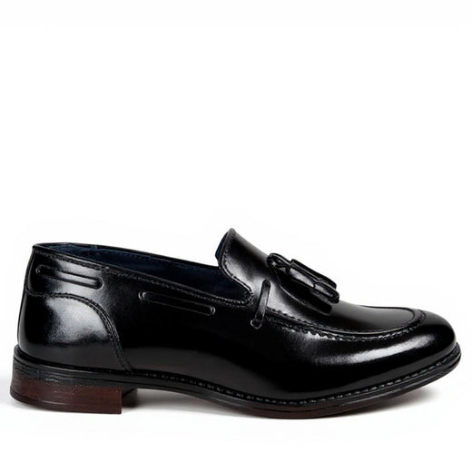 Mocasines La Valenciana Borlas Antik 4350 Negro