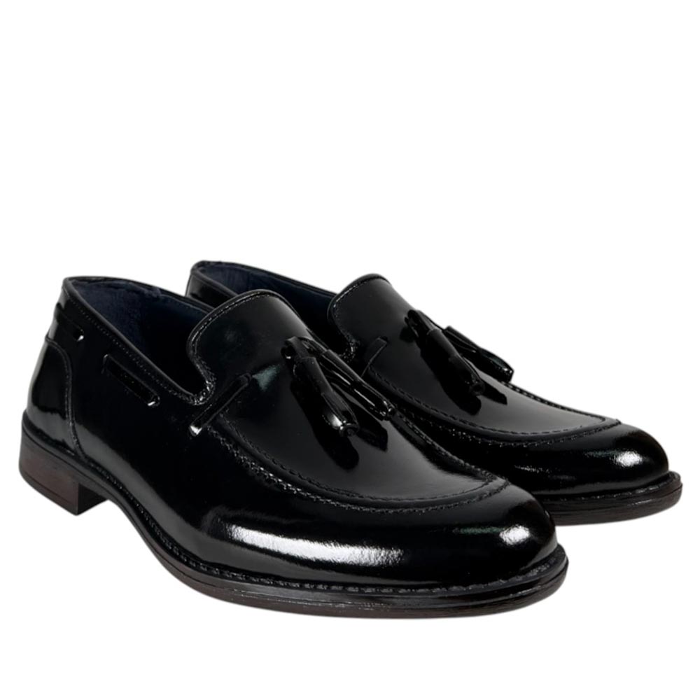 Mocasines La Valenciana Borlas Antik 4350 Negro - imagen 3