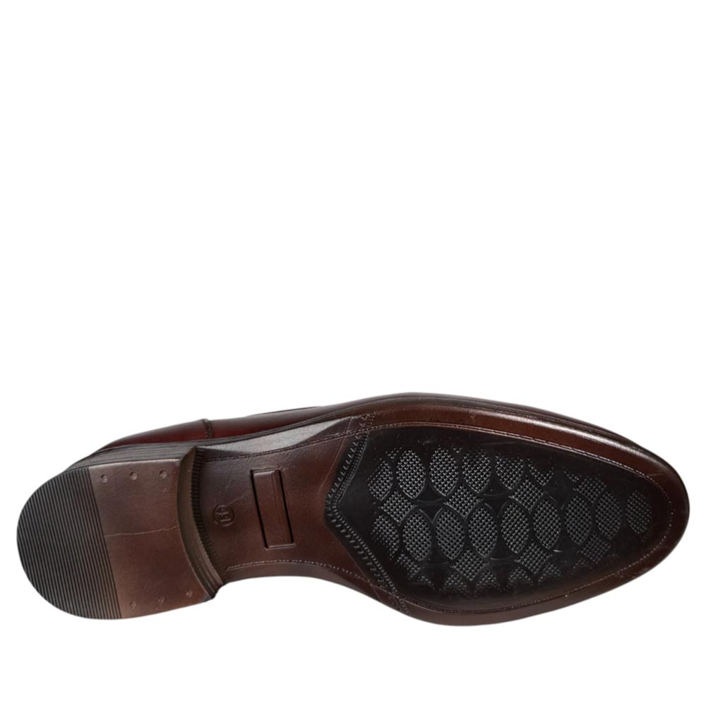 Mocasines La Valenciana Borlas Piel Lisa 4350 Cuero - imagen 7