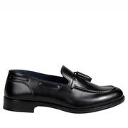 Mocasines La Valenciana Borlas Piel Lisa 4350 Negro