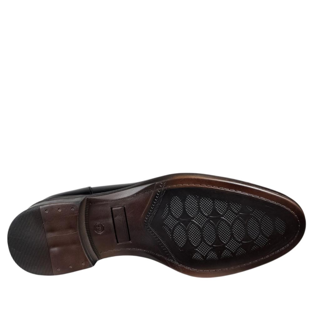 Mocasines La Valenciana Borlas Piel Lisa 4350 Negro - imagen 7