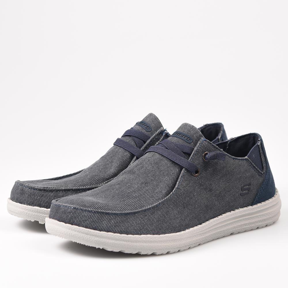 Mocasines Skechers Melson-Raymon 66387 Azul - imagen 3