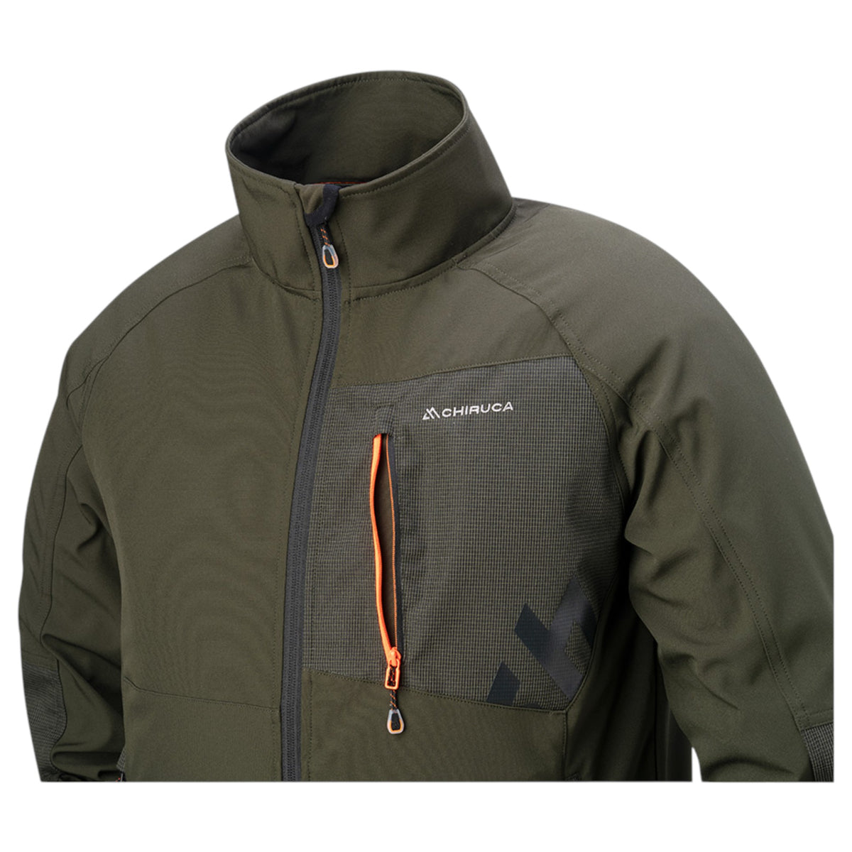 Chaqueta softshell de caza Chiruca Odisea 01 verde