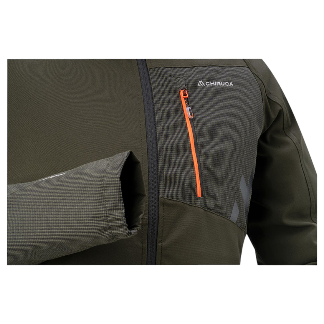 Chaqueta softshell de caza Chiruca Odisea 01 verde