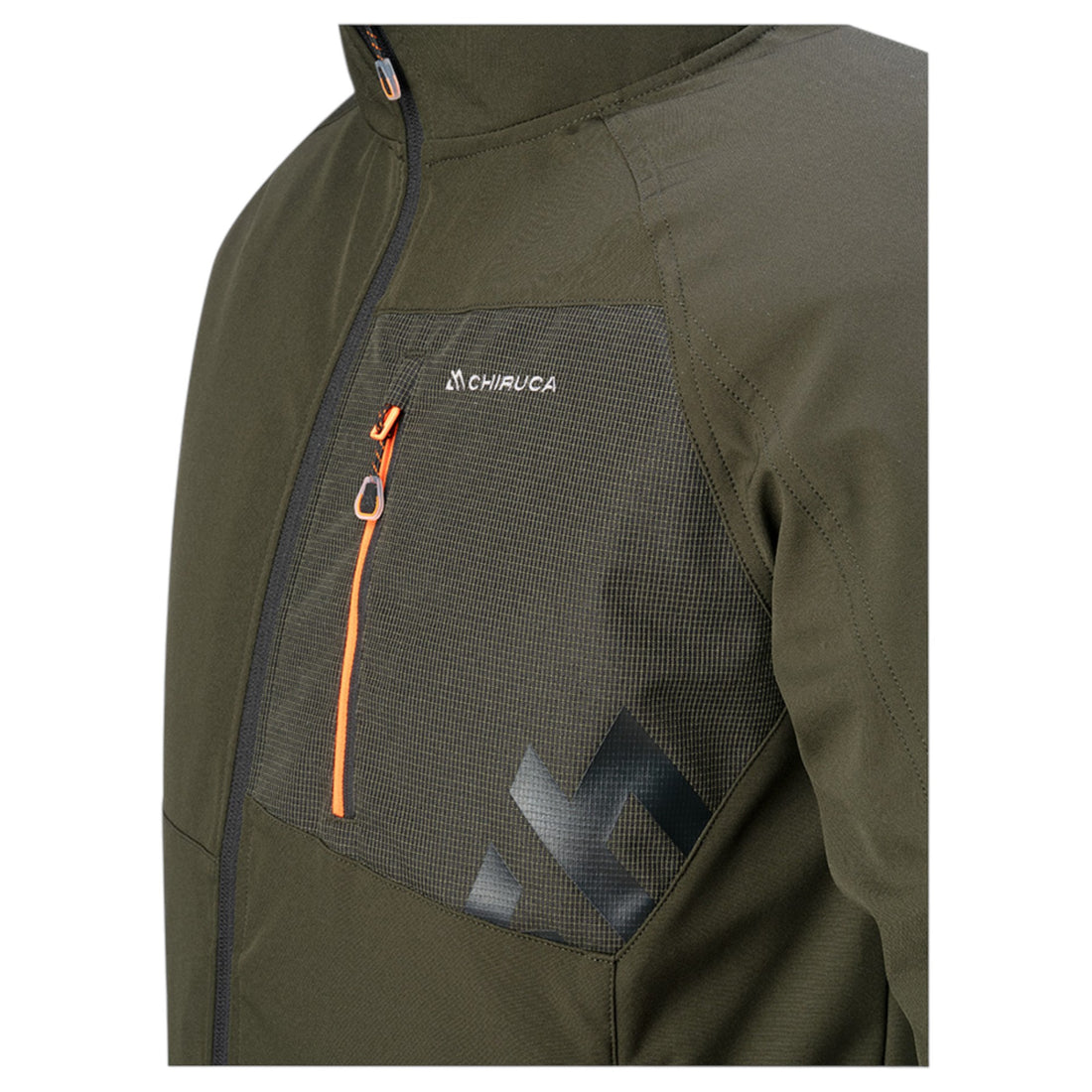 Chaqueta softshell de caza Chiruca Odisea 01 verde