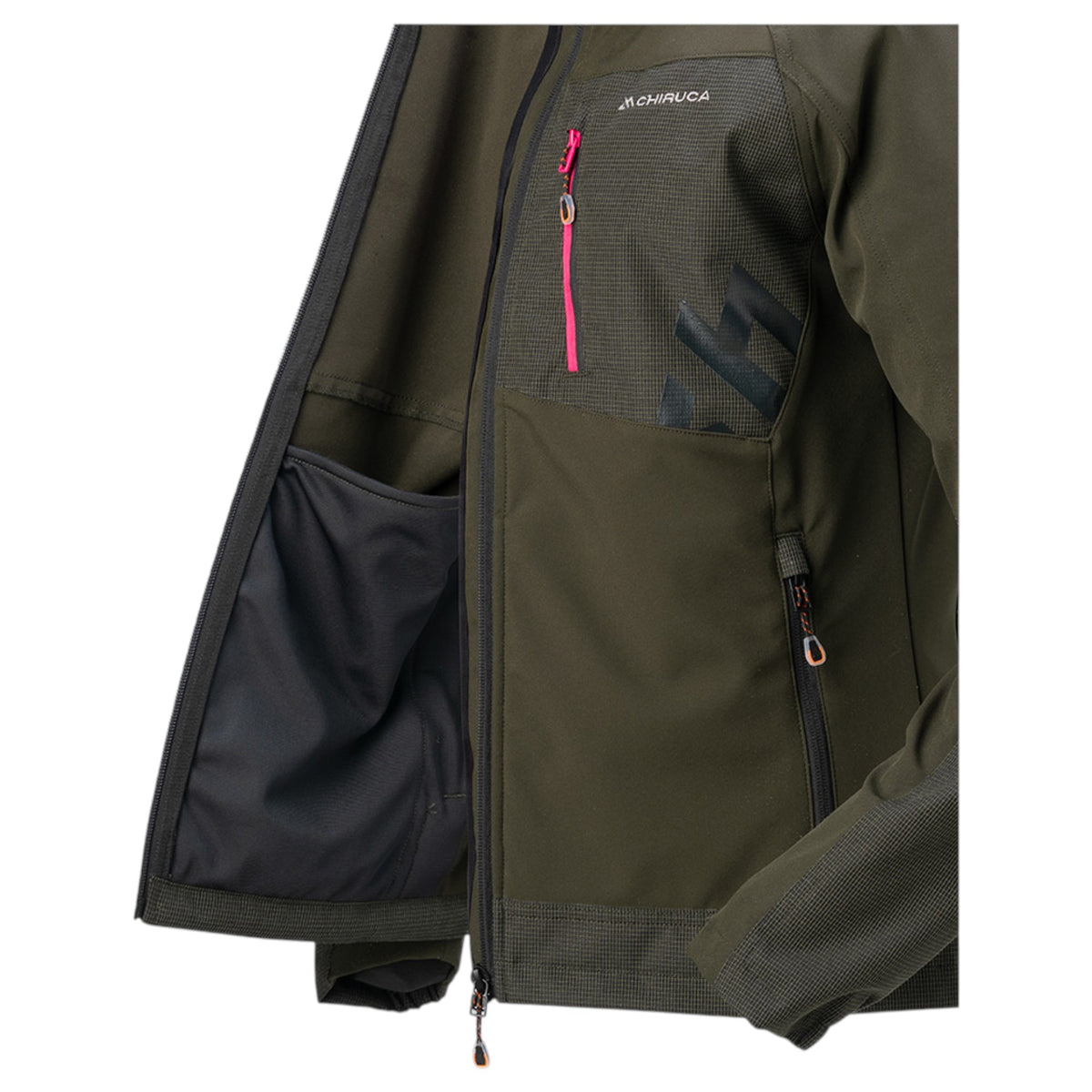 Chaqueta softshell de mujer Chiruca Odisea Lady 07 verde
