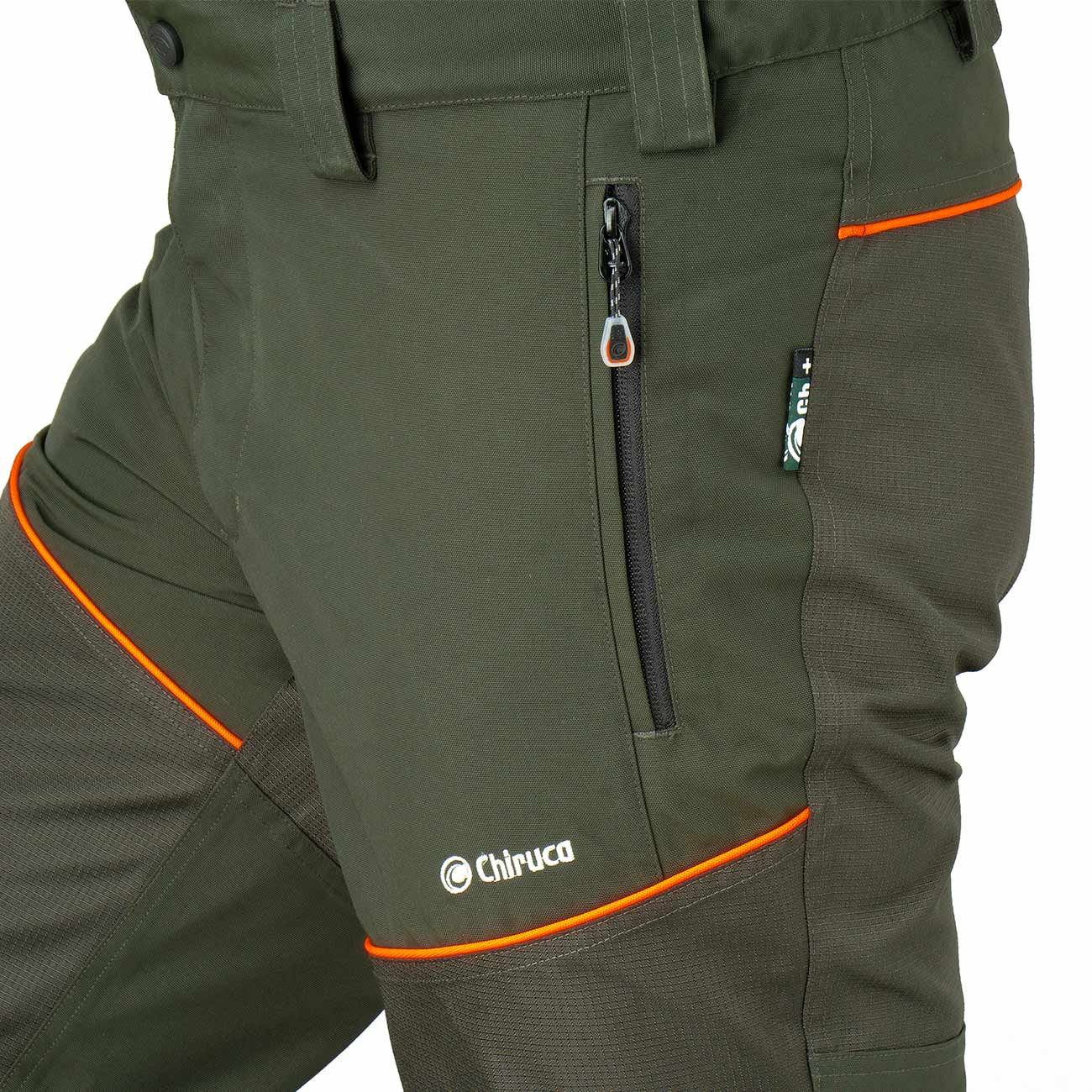 Pantalón de Caza Chiruca Ebbe 01 CH+ Rip Stop Verde - imagen 2