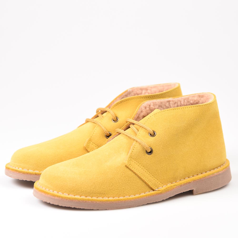 Botas Pisamierdas Amarillo Borreguito - imagen 4