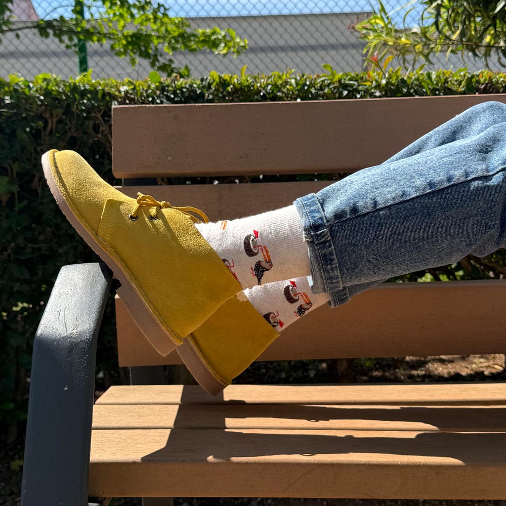 Botas Pisamierdas Amarillo Borreguito - imagen 2