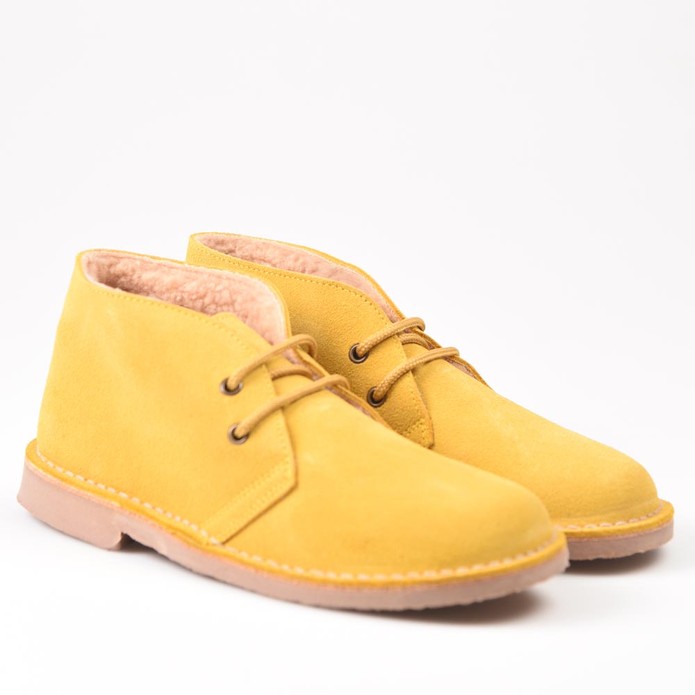 Botas Pisamierdas Amarillo Borreguito - imagen 3