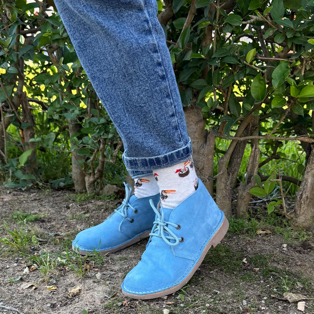 Botas Pisamierdas Celeste Borreguito - imagen 2