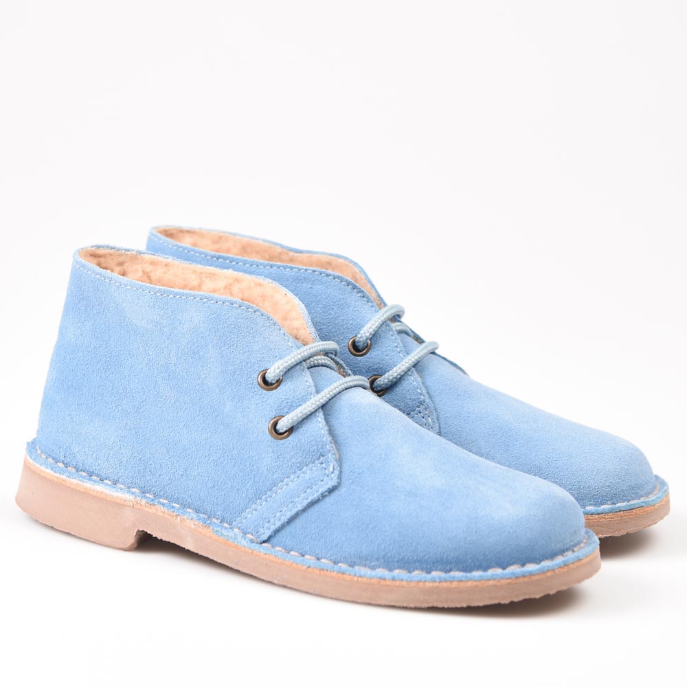 Botas Pisamierdas Celeste Borreguito - imagen 3