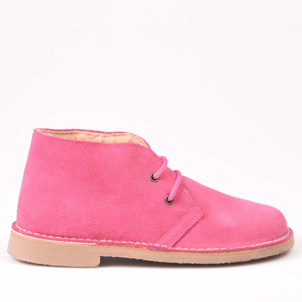 Botas Pisamierdas Fucsia Borreguito - imagen 1